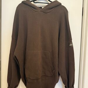 ALO Yoga Brown Sweater Hoodie